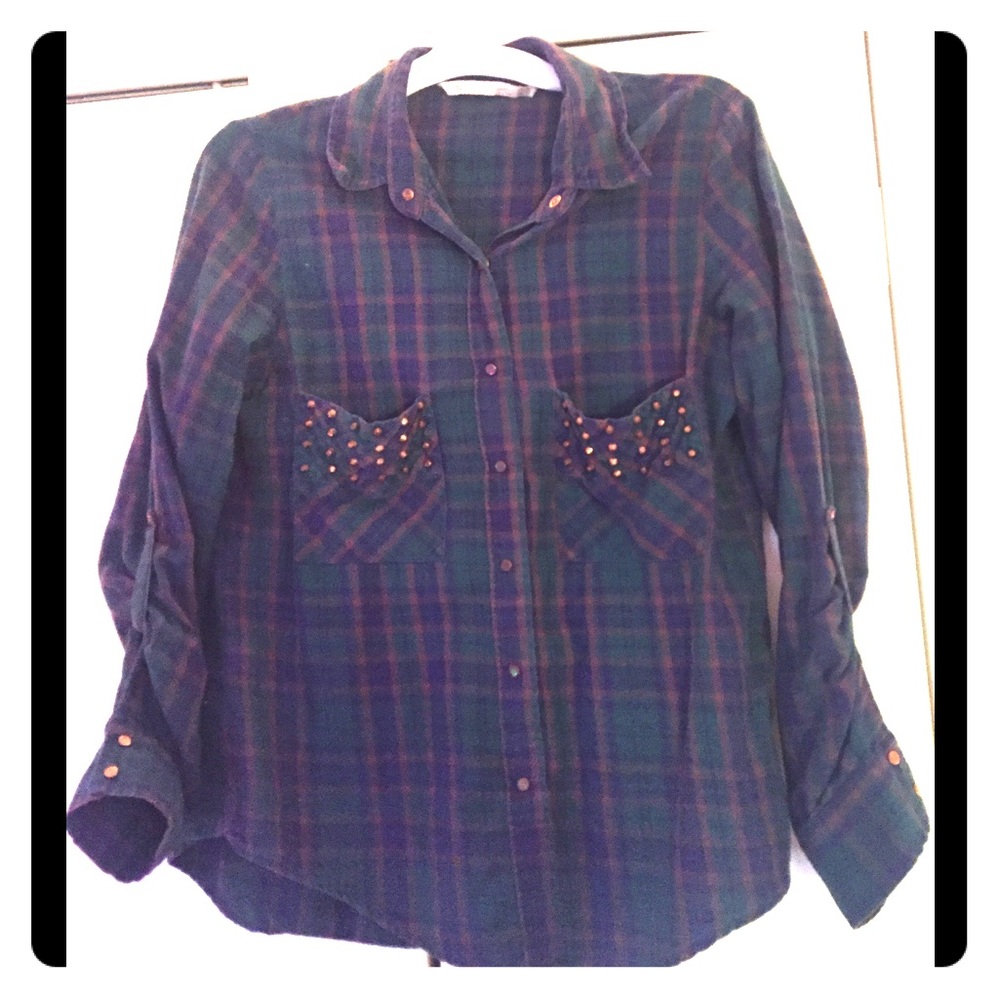 STUDDED ZARA FLANNEL